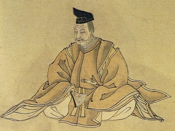 Tiré du « Portrait des Trois Rois » appartenant au temple Hakuoin, temple Motsuji : Fujiwara no Kiyohira (Source : Wikipédia)