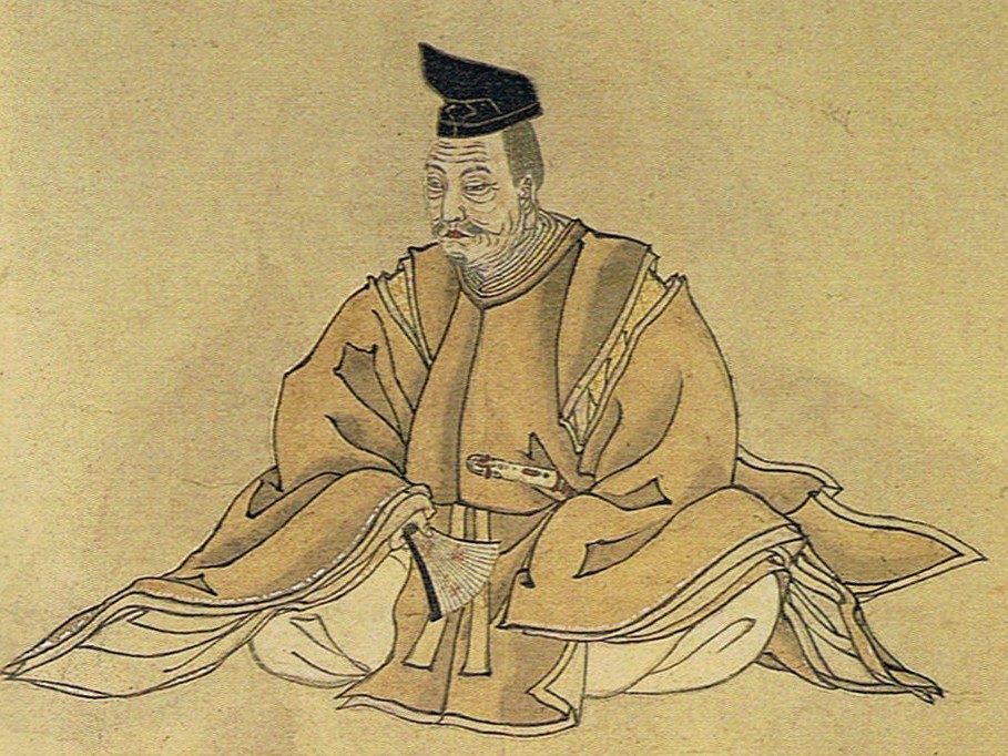 出自毛越寺白王院所藏《三王画像》:藤原清平(来源:维基百科)