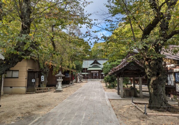 二本松神社の参道