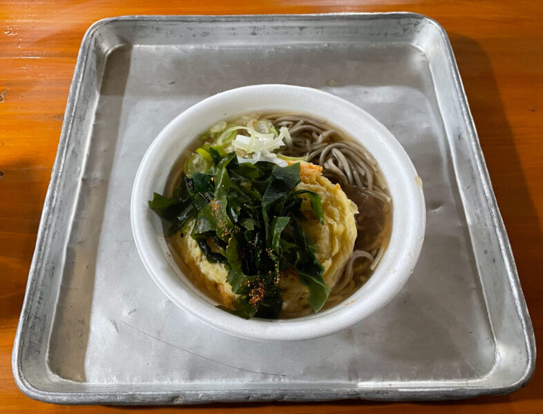 Tempura soba au Somin Shokudo