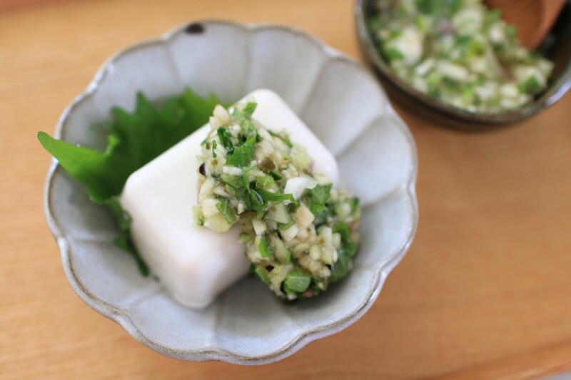 冷奴にだし