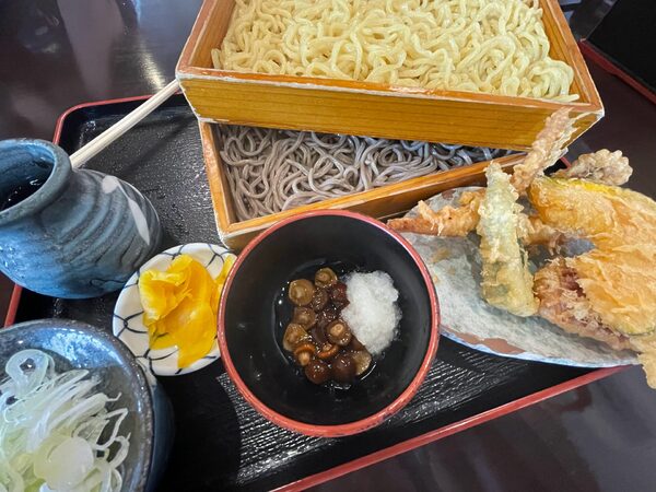 一庵の二色板そば