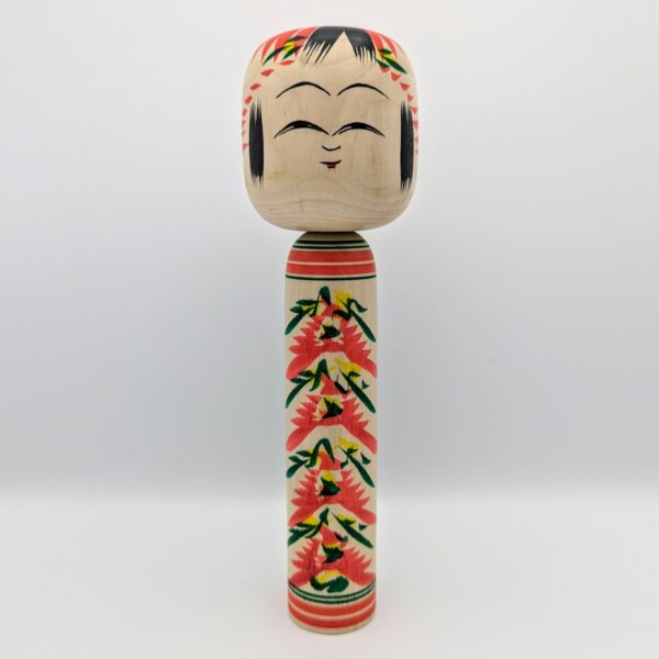 Togatta style kokeshi doll