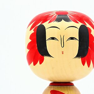 L&#39;expression de Zao Takayu Kokeshi
