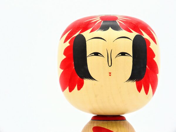 蔵王高湯こけしの表情