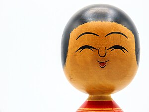 Tsugaru Kokeshi&#39;s expression