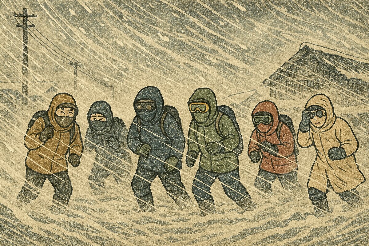 地吹雪体験