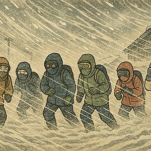 地吹雪体験
