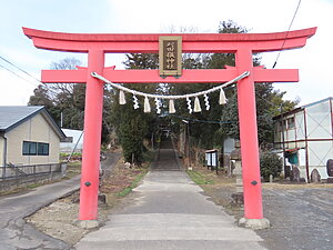 Otorii gate of Karita Rei Shrine