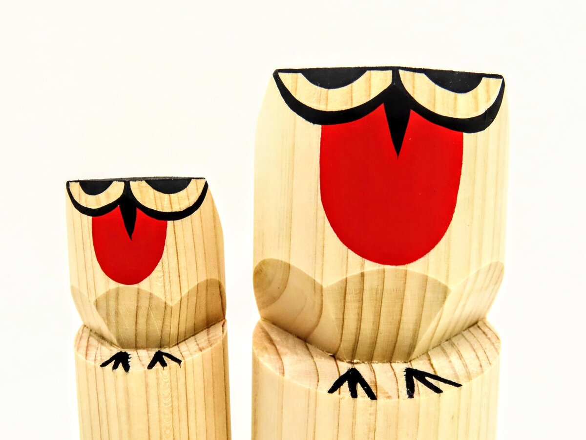 Usokae Festival Wooden Carved Uso Bird