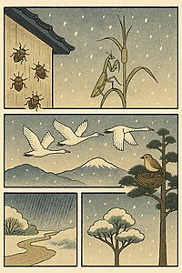 겨울 전설 삽화