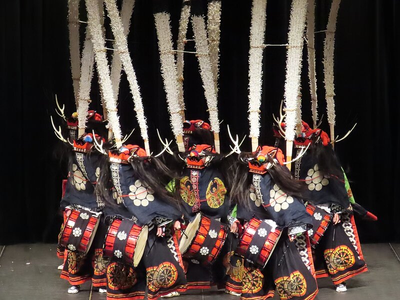 Mochida Deer Dance Upstream of Okuyama Gyo (1)
