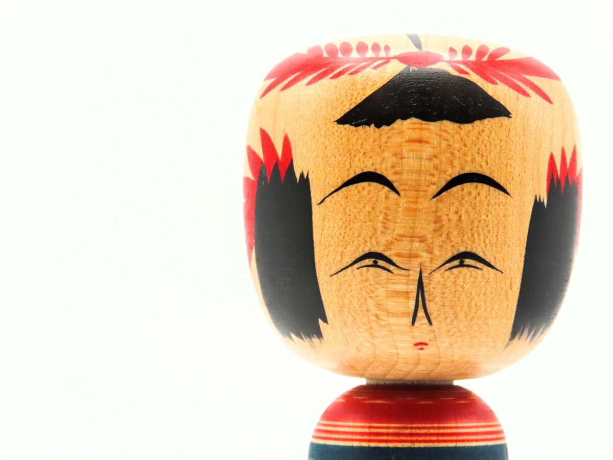 The expression of the samun kokeshi