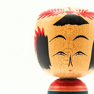 La expresión del samun kokeshi