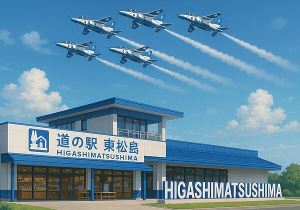 Station de route Higashimatsushima Image
