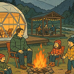 Glamping de Sendai