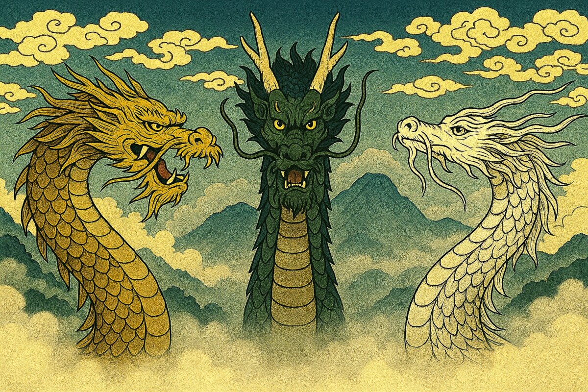 三湖伝説の三匹の龍