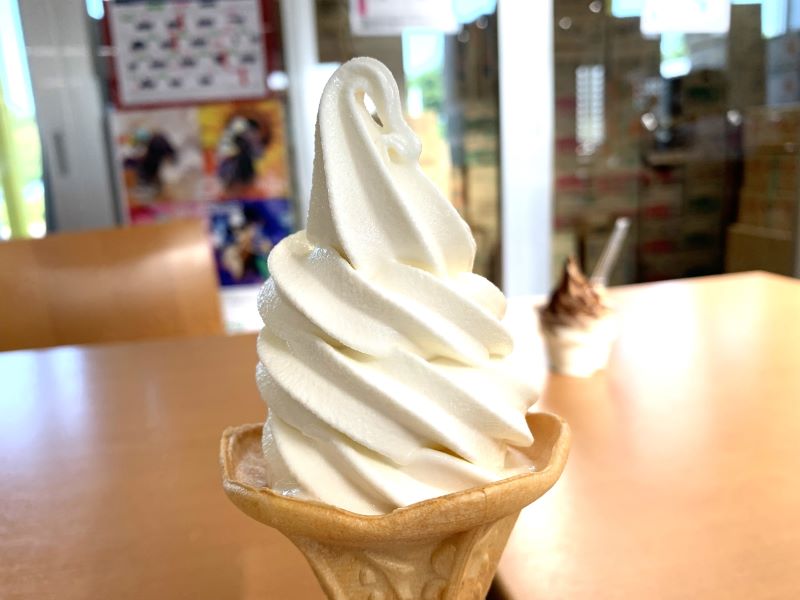 Glace molle au lait de soja