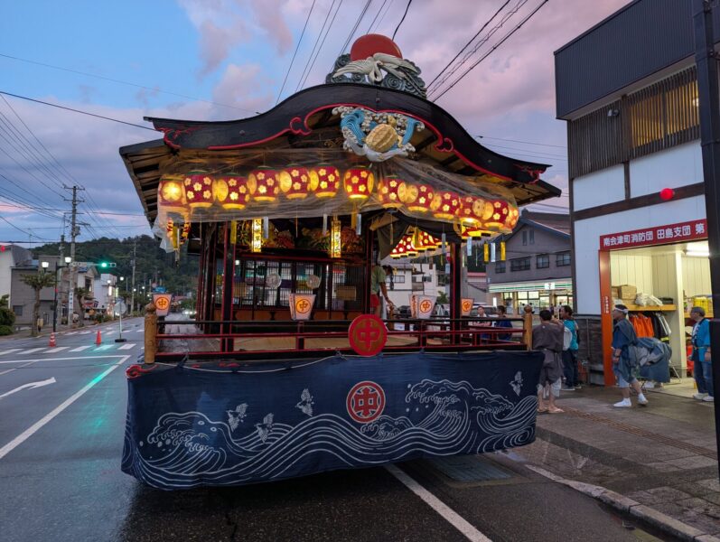 2025.07.22 Aizu Tajima Gion Festival_ "Nakadai" one of the large stalls