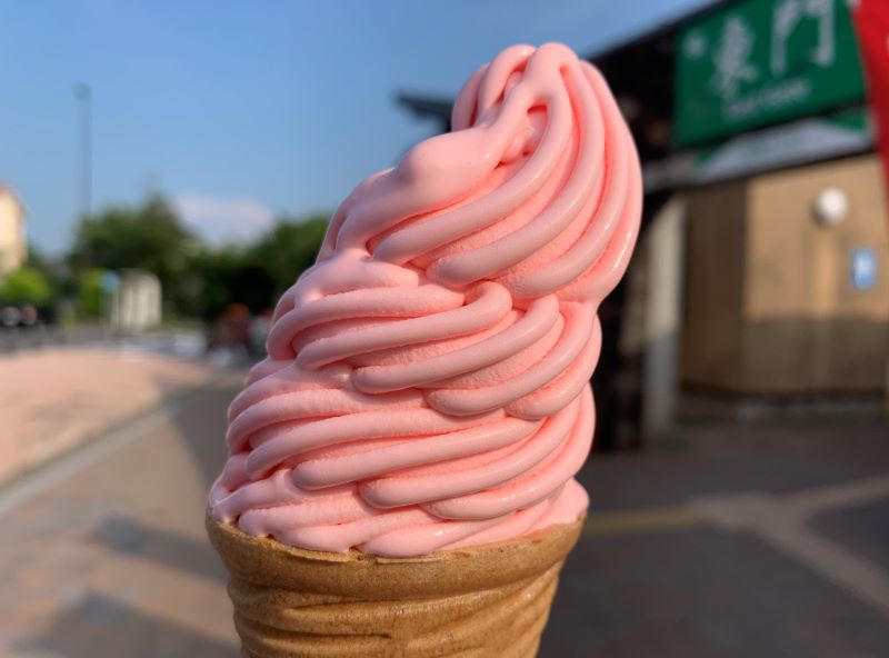 いちごソフトクリーム