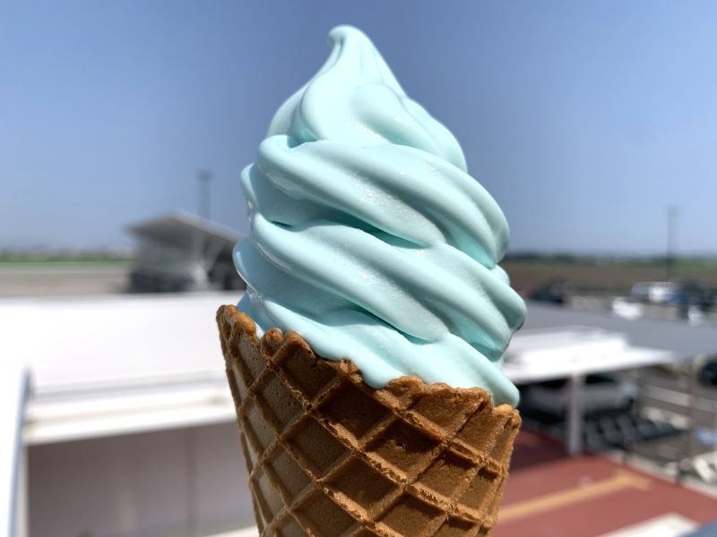 松島ブルーソフトクリーム