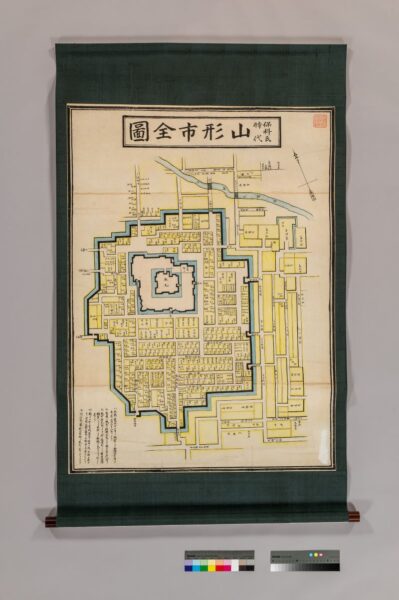 山形城下絵図