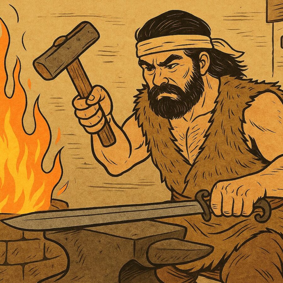 蝦夷の鍛冶のイメージ