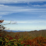 Shirakami Mountains, Mount Iwaki in the distance