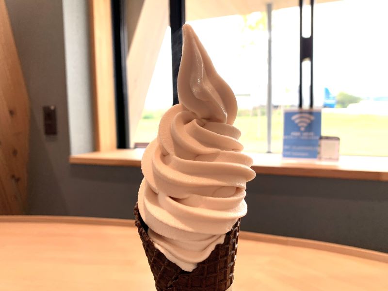 Helado suave de ciruela