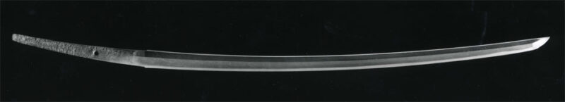 Espada con la firma &quot;Maikusa&quot; (propiedad del Museo Ichinoseki)