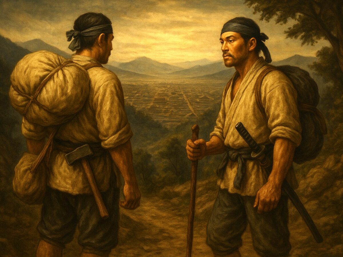 Les forgerons de Maikusa voyageant à divers endroits (image)