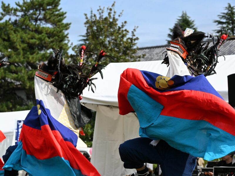 河边鹿舞和剑舞(仙台市青叶区)——2025年秋日祭