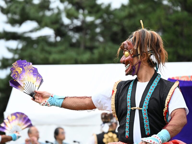 河边鹿舞和剑舞(仙台市青叶区)——2025年秋日祭