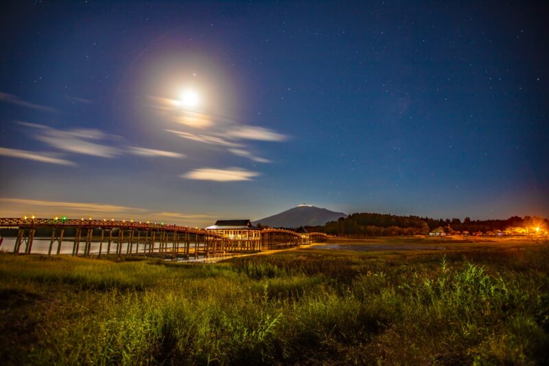 鶴の舞橋 - 夜景