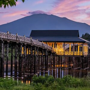 Tsurunomai Bridge - Evening view