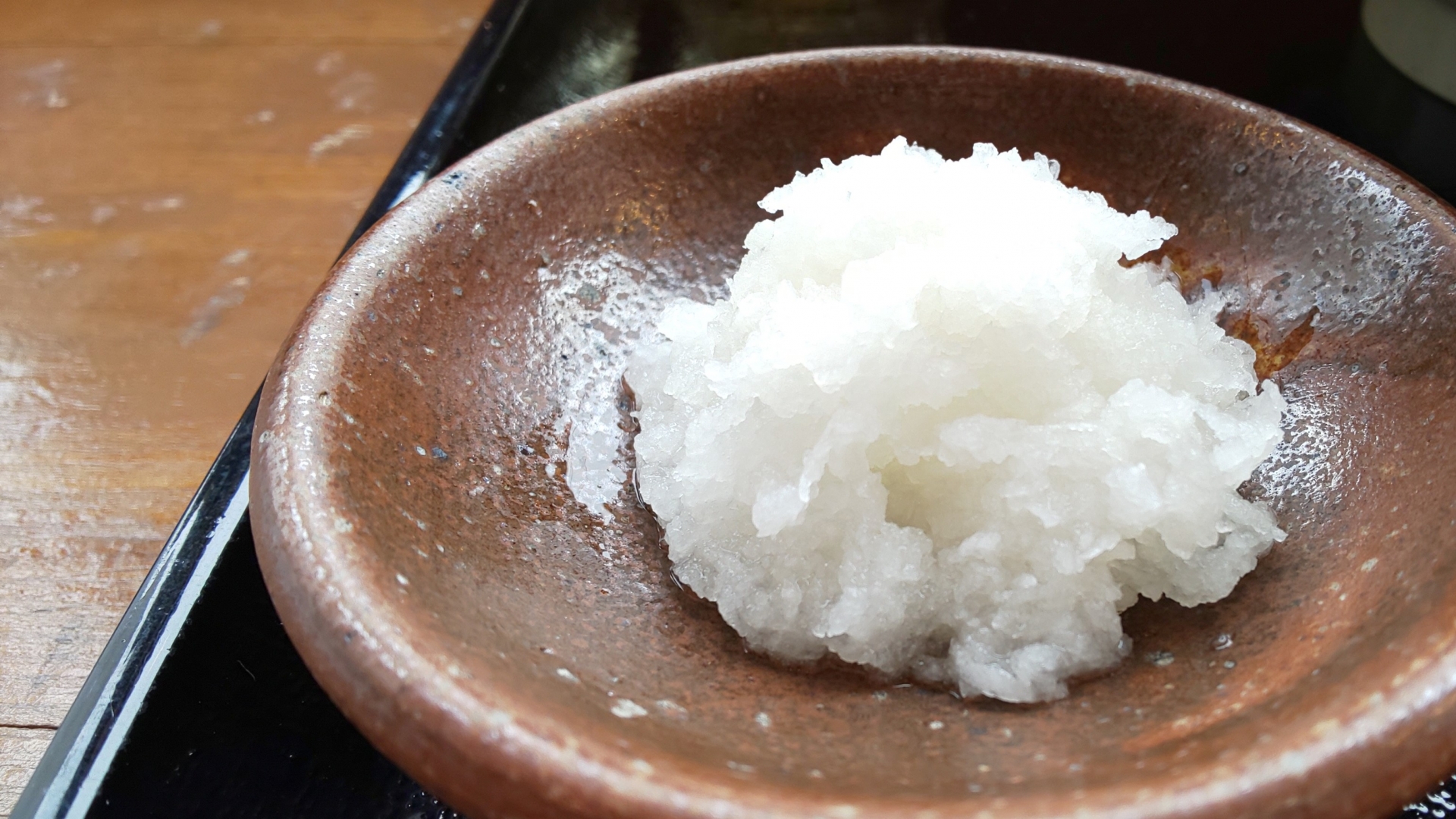 Mochi Honzen Namasu (rábano daikon rallado)