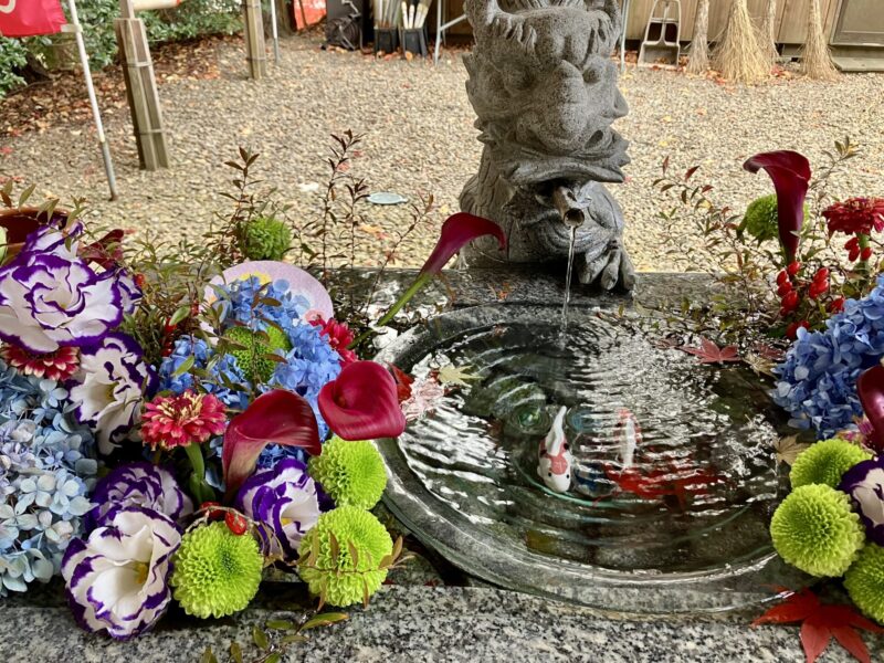 Décorations dans l'enceinte du temple