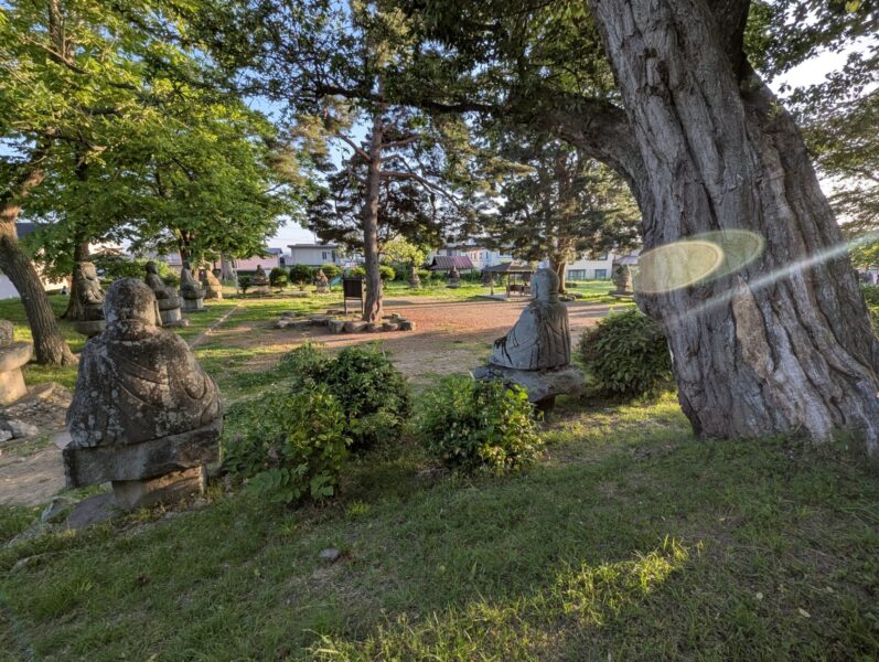 Vista desde la carretera junto al Parque Infantil Rakan