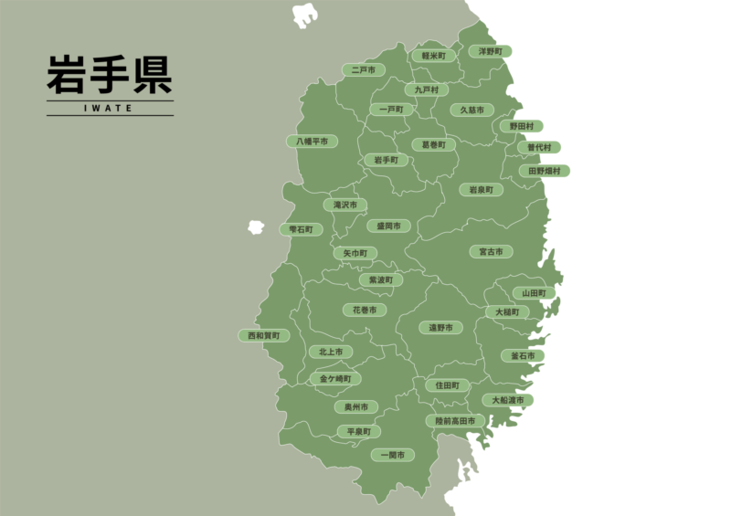 地图（岩手县）