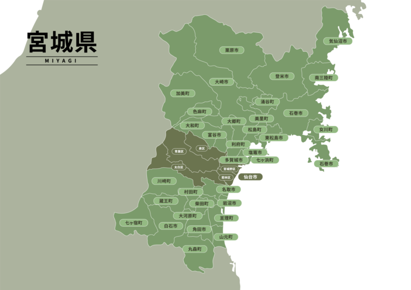 地图（宫城县）