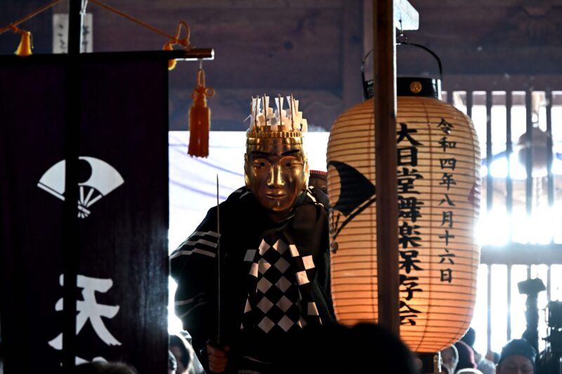 大日堂舞乐的五大神舞