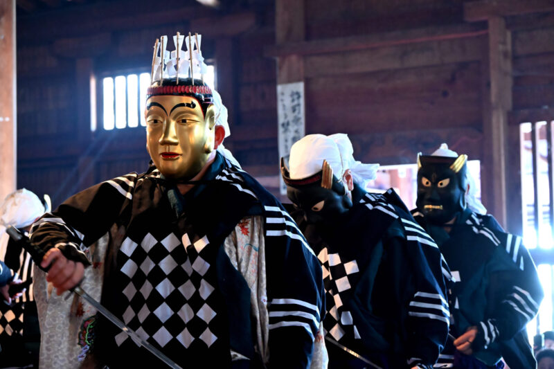 El Reino del Útero Dainichi Nyorai de las Cinco Grandes Deidades Danza