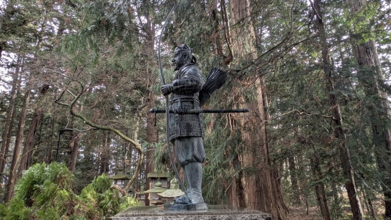 나가노현 아즈미노 스미요시 신사의 타무라 마로상