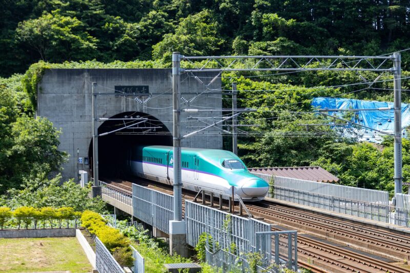Entrada al túnel Seikan en la prefectura de Aomori (ciudad de Imabetsu, distrito de Higashitsugaru, prefectura de Aomori)