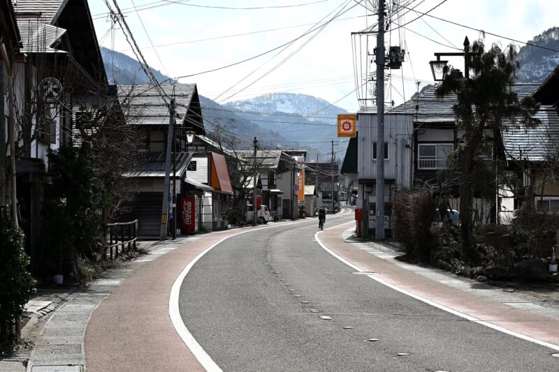 Streetscape of Mishima Town