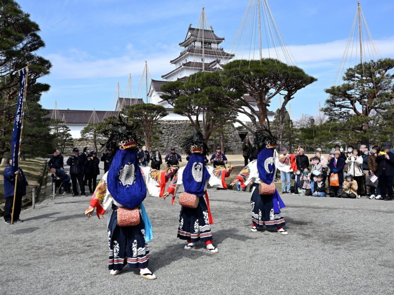 会津彼岸狮子和敦贺城