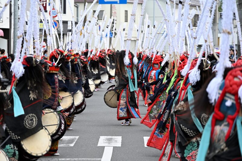2026.05.04 Hyakushika mass dance at Esashi Jinku Festival
