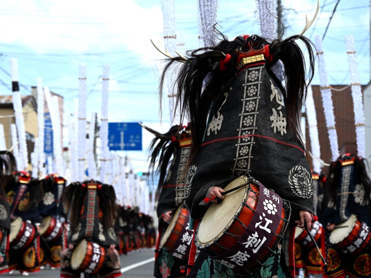 2026.05.04 Hyakushika mass dance at Esashi Jinku Festival