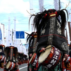 2026.05.04 Hyakushika mass dance at Esashi Jinku Festival