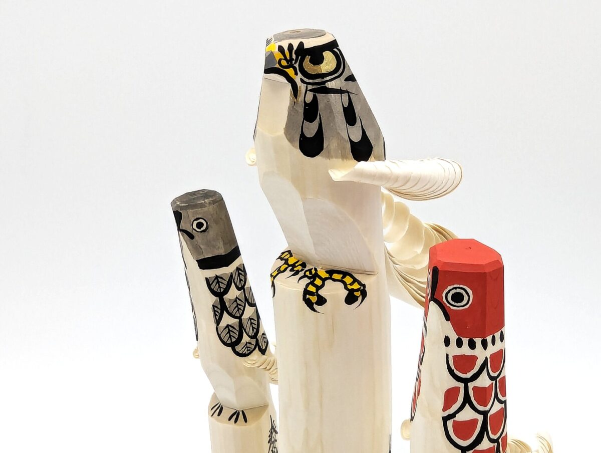 Sasano Ittobori's "Otaka Poppo" and "Kodai Poppo"